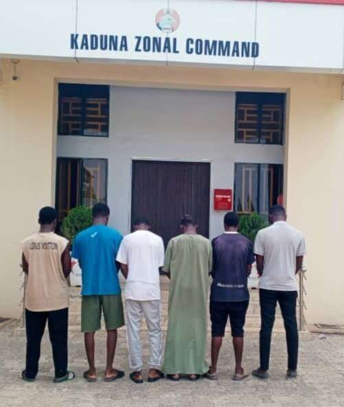 EFCC arrests six suspected internet fraudsters in Kaduna