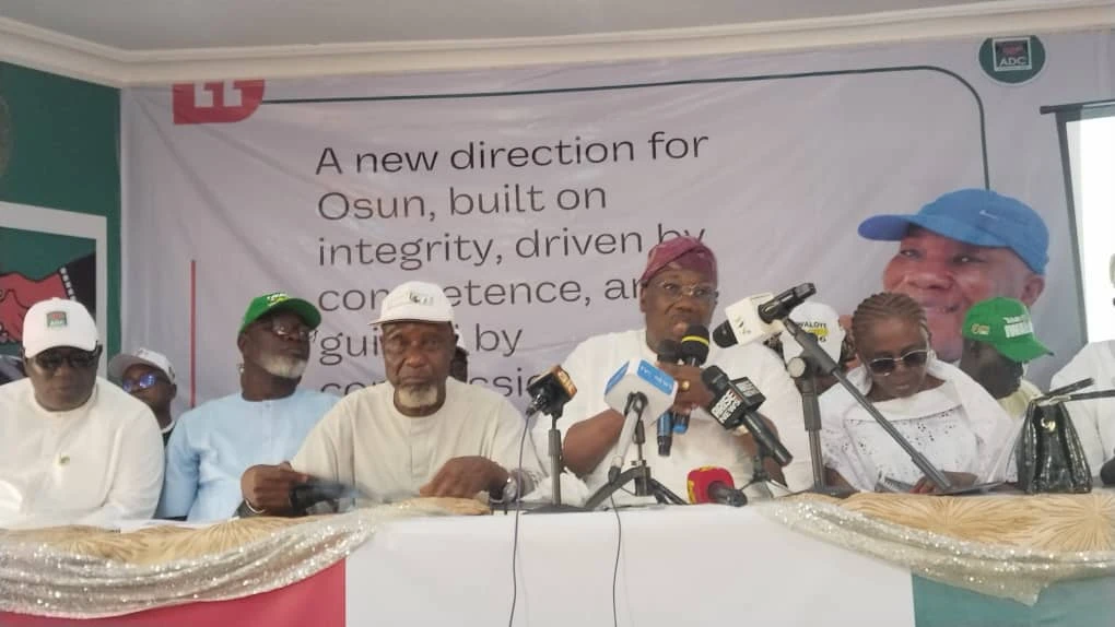 Osun Guber: ADC candidate unveils manifesto, promises transformation