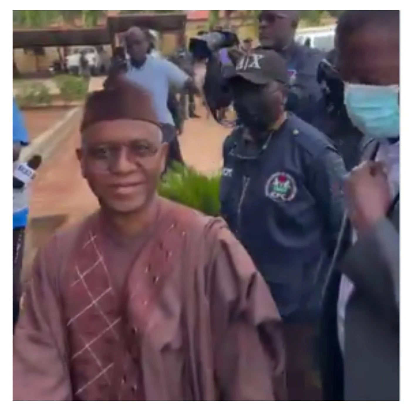 El-Rufai arrives court to face charges (Video)