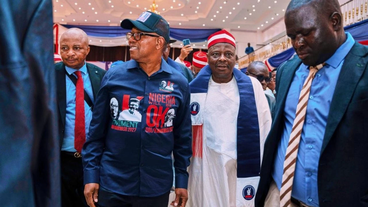 BREAKING: 2027: Peter Obi officially announces Kwankwaso as running mate