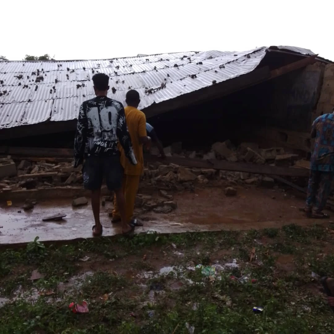 Oyo: Four-classroom block collapses in Ogbomoso Grammar School