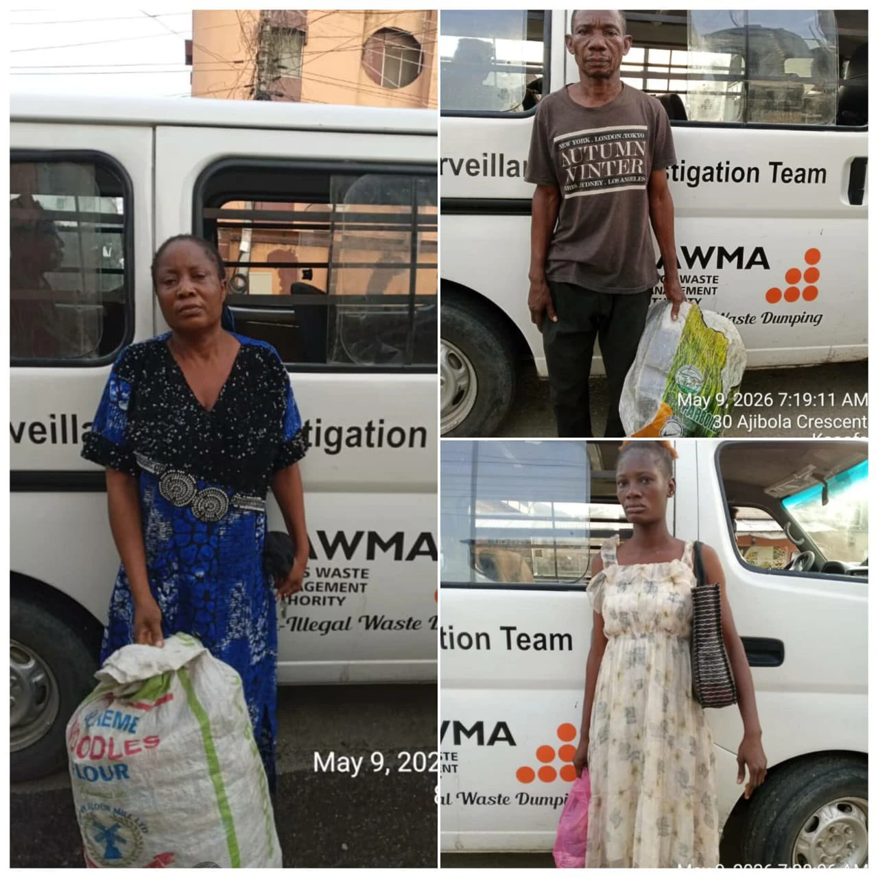 LAWMA arrests three for illegal waste dumping in Lagos