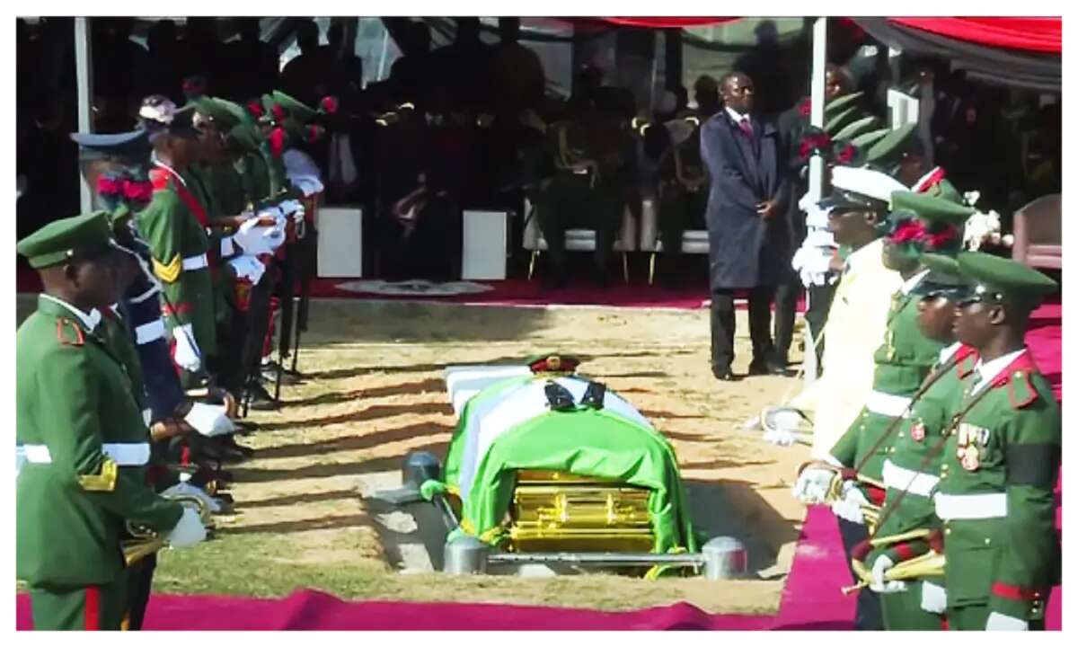 BREAKING: Late COAS Lagbaja laid to rest amid tears, tributes