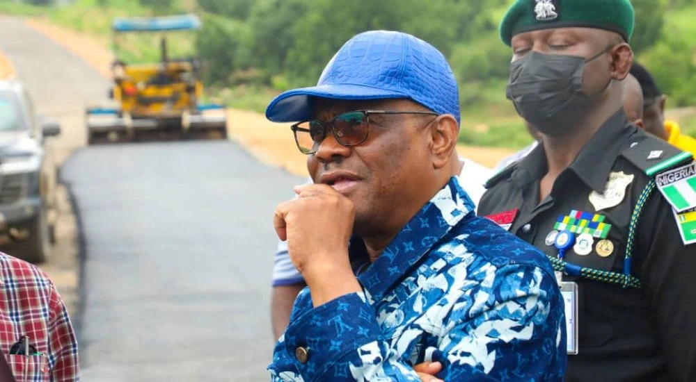 Wike hails Tinubu for improving state finances, flags off major Abuja road project