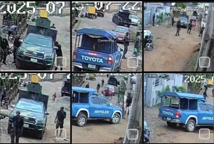 Air Force personnel disobey court order, invade disputed property where wife sacked husband