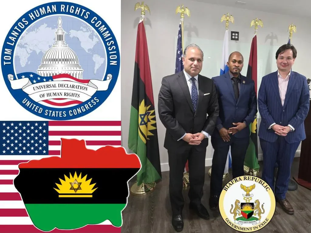 BRGIE Acting Prime Minister provides explosive testimony to U.S. Congress calling for release of Mazi Nnamdi Kanu, Simon Ekpa