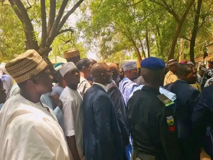 Buhari’s Burial: President Tinubu, top officials head to prayer ground in Daura