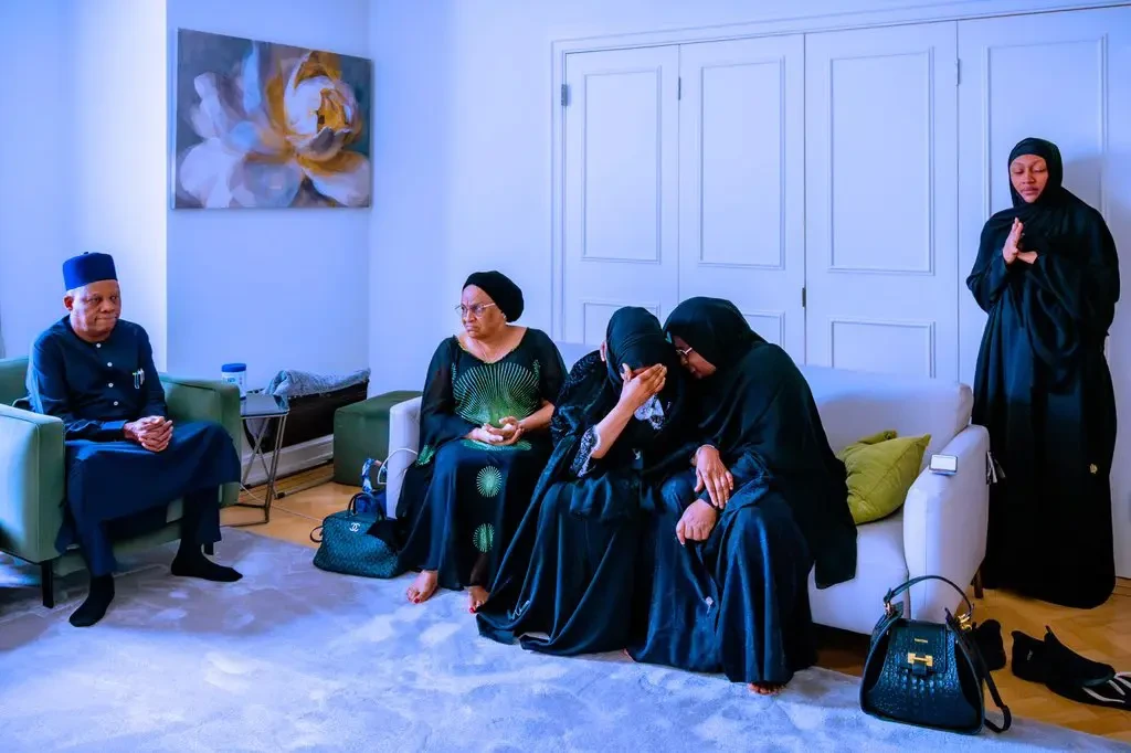 Shettima visits Aisha, Buhari’s children in London [PHOTOS]
