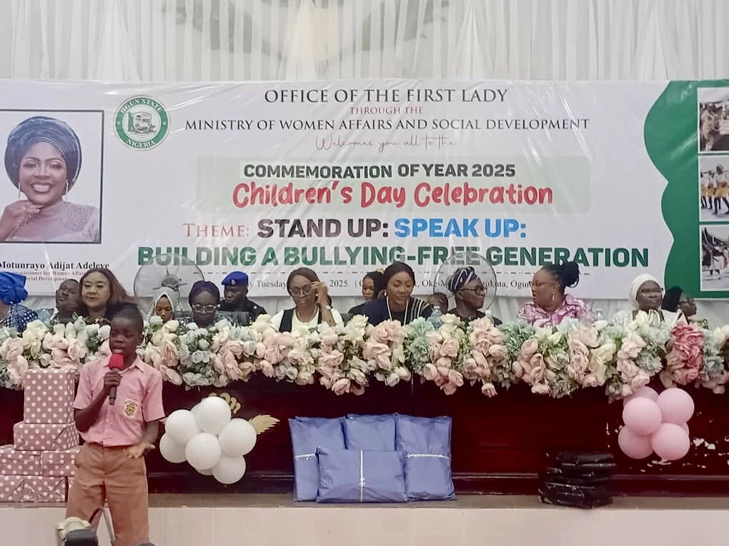 Children’s Day: Abiodun warns against bullying, charges children to be exemplary leaders
