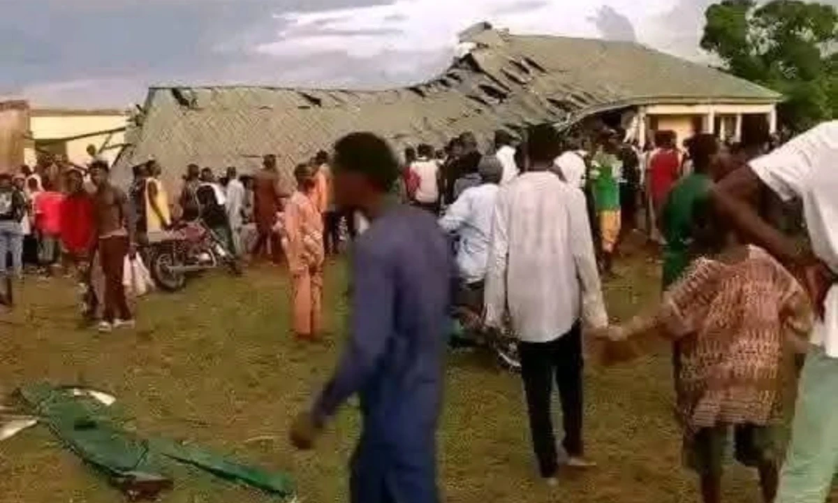 WAEC: Students escape death as school building collapse in Taraba