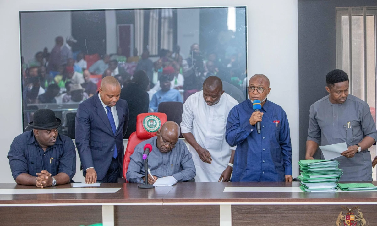Otti scraps estate development agency, signs senior citizens Law, 17 others