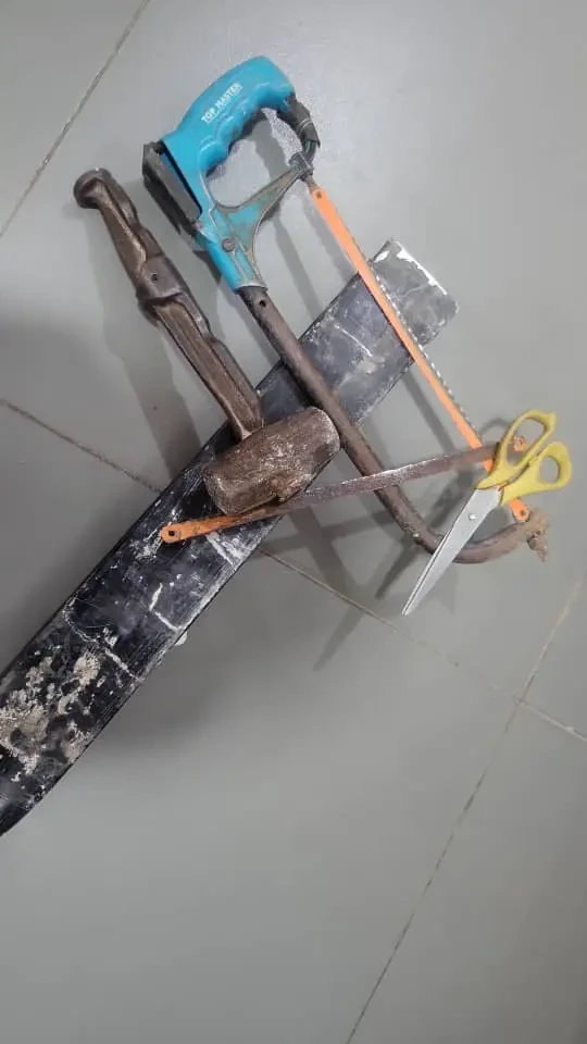 Police arrest two for vandalising roadside barriers in Lagos