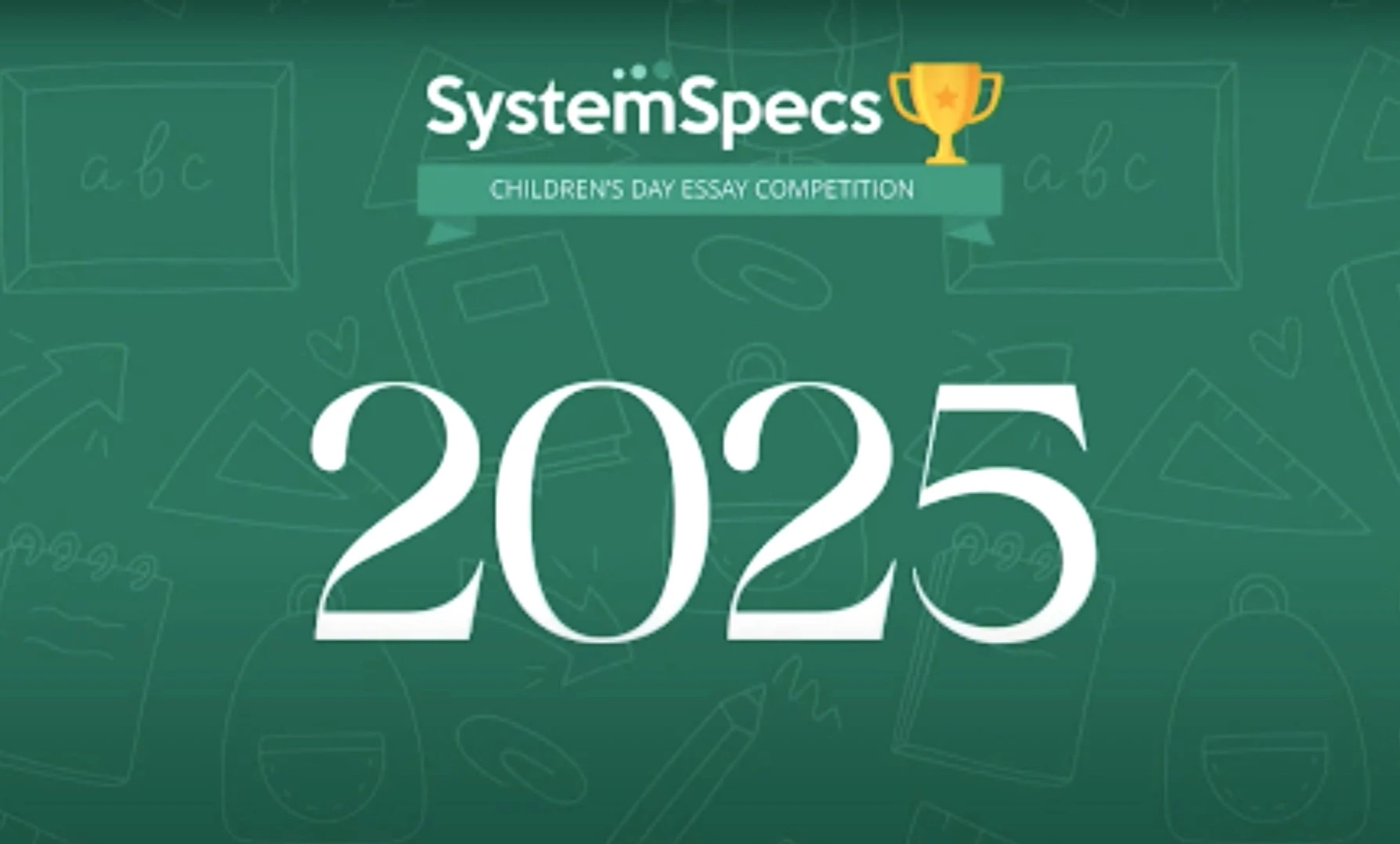 SystemSpecs announces winners of sixth Children’s Day Essay Competition, inspiring future leaders, national pride
