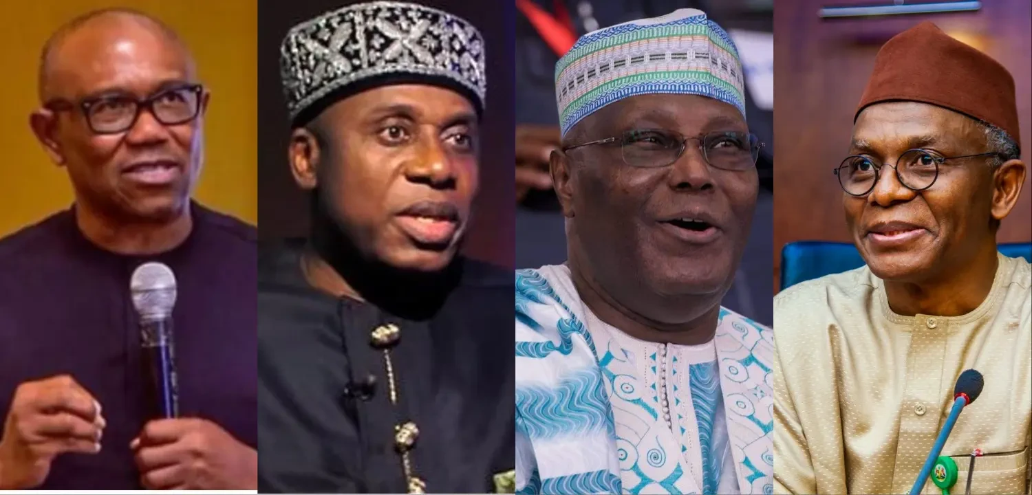2027: APC frets as Atiku, Obi, Amaechi, El-rufai, others unite against Tinubu