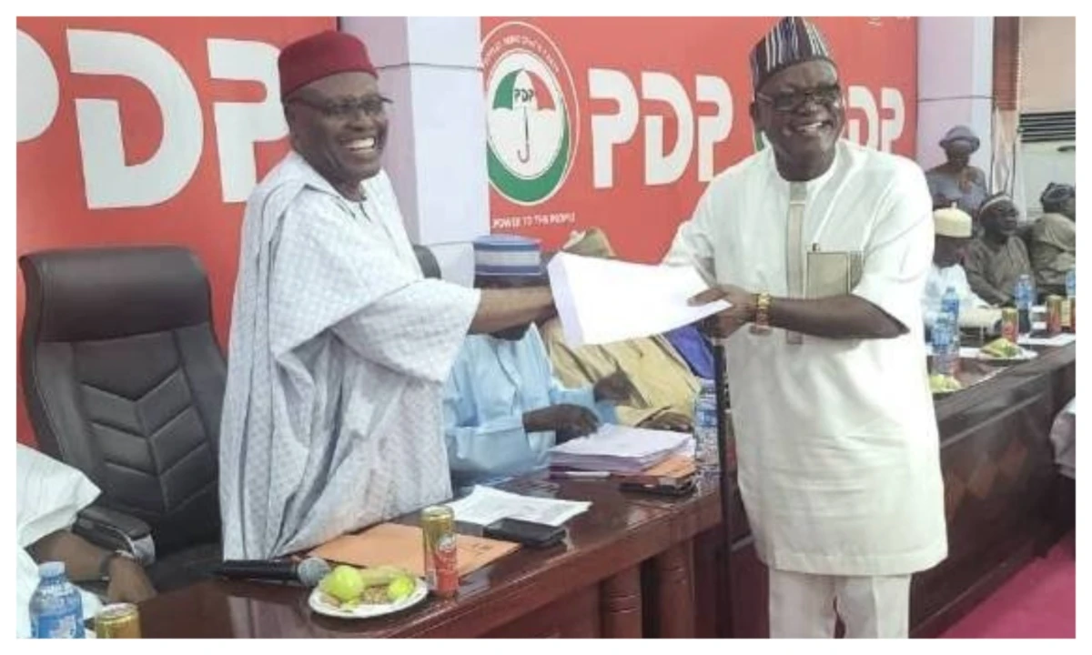 Wike’s ally, Ortom inaugurated PDP Board of Trustees member