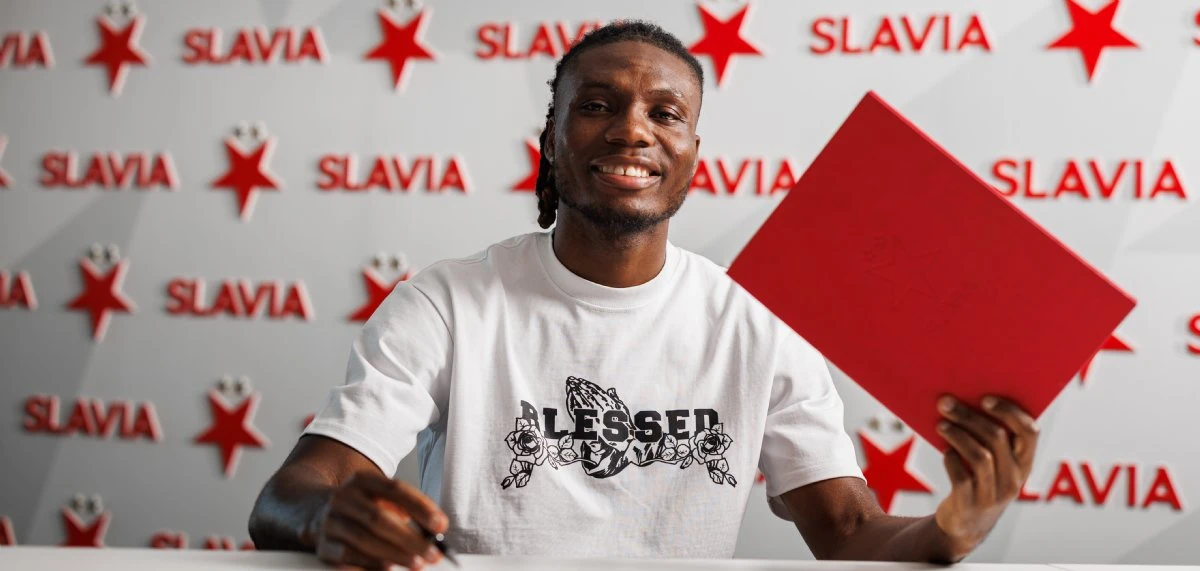 Ogbu reflects on new contract, first trophy with Slavia Prague