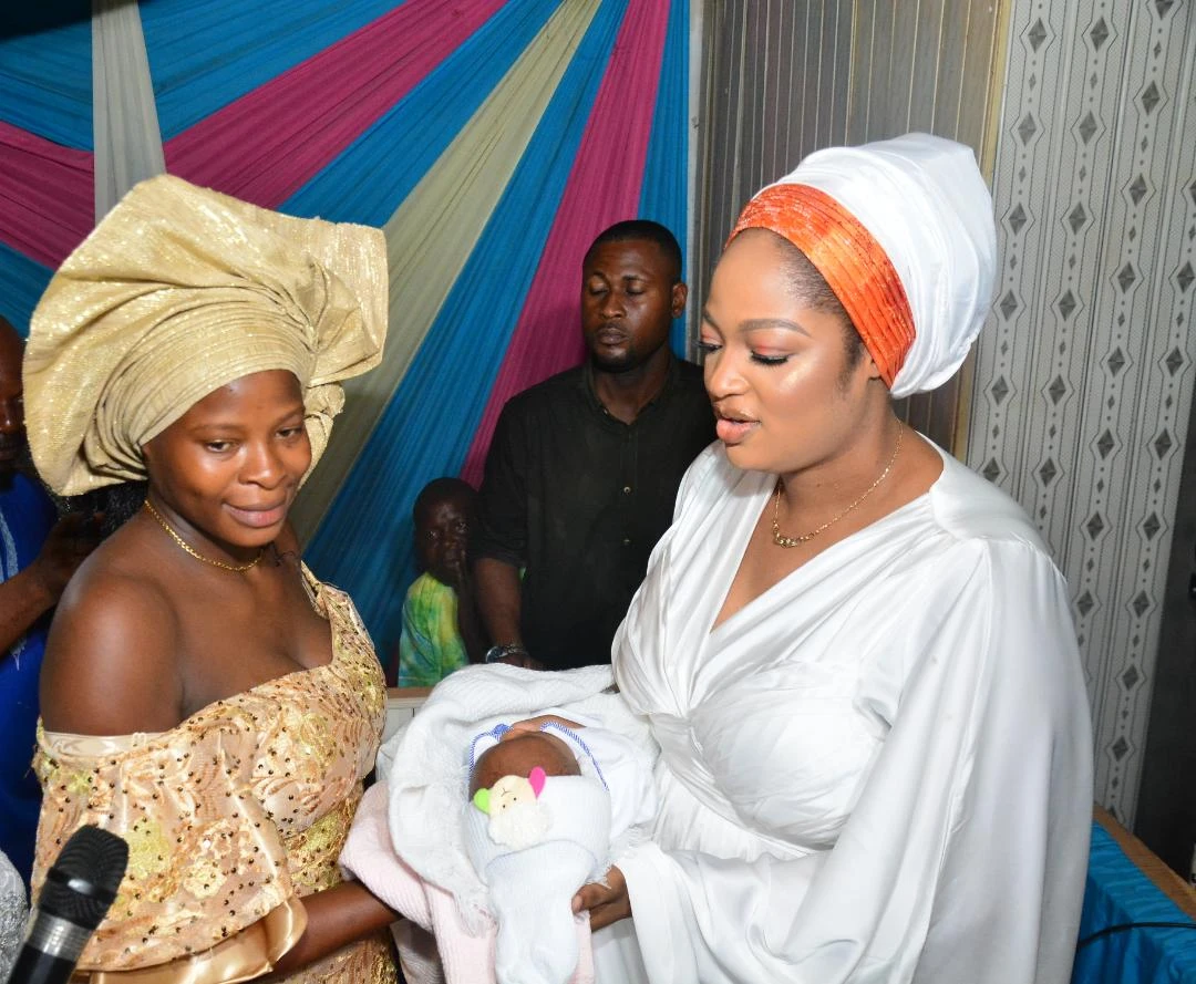End SARS: Baby born in Ondo prison christened, gets scholarship [PHOTOS]