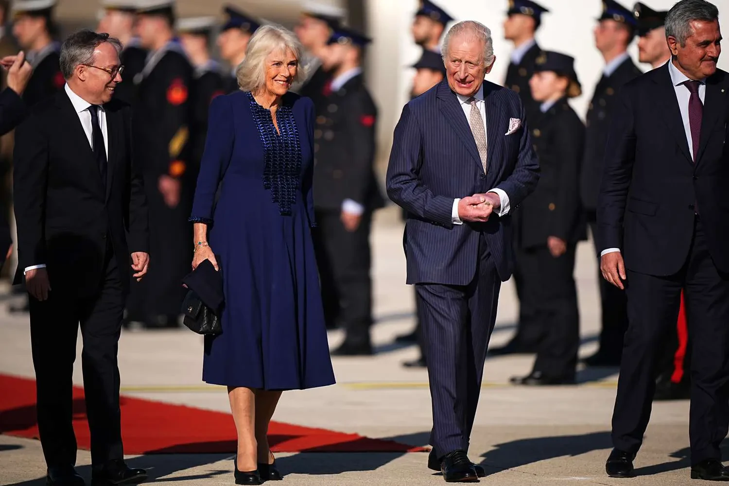 King Charles, Queen Camilla arrive in Italy for state visit