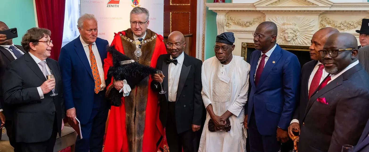 Godfather of Banking, Jim Ovia, admitted to The Freedom of The City of London
