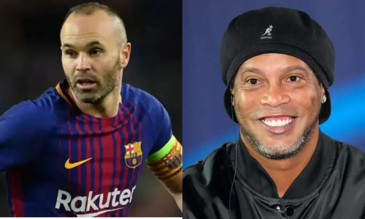 We’ll miss two things about you – Ronaldinho tells Iniesta