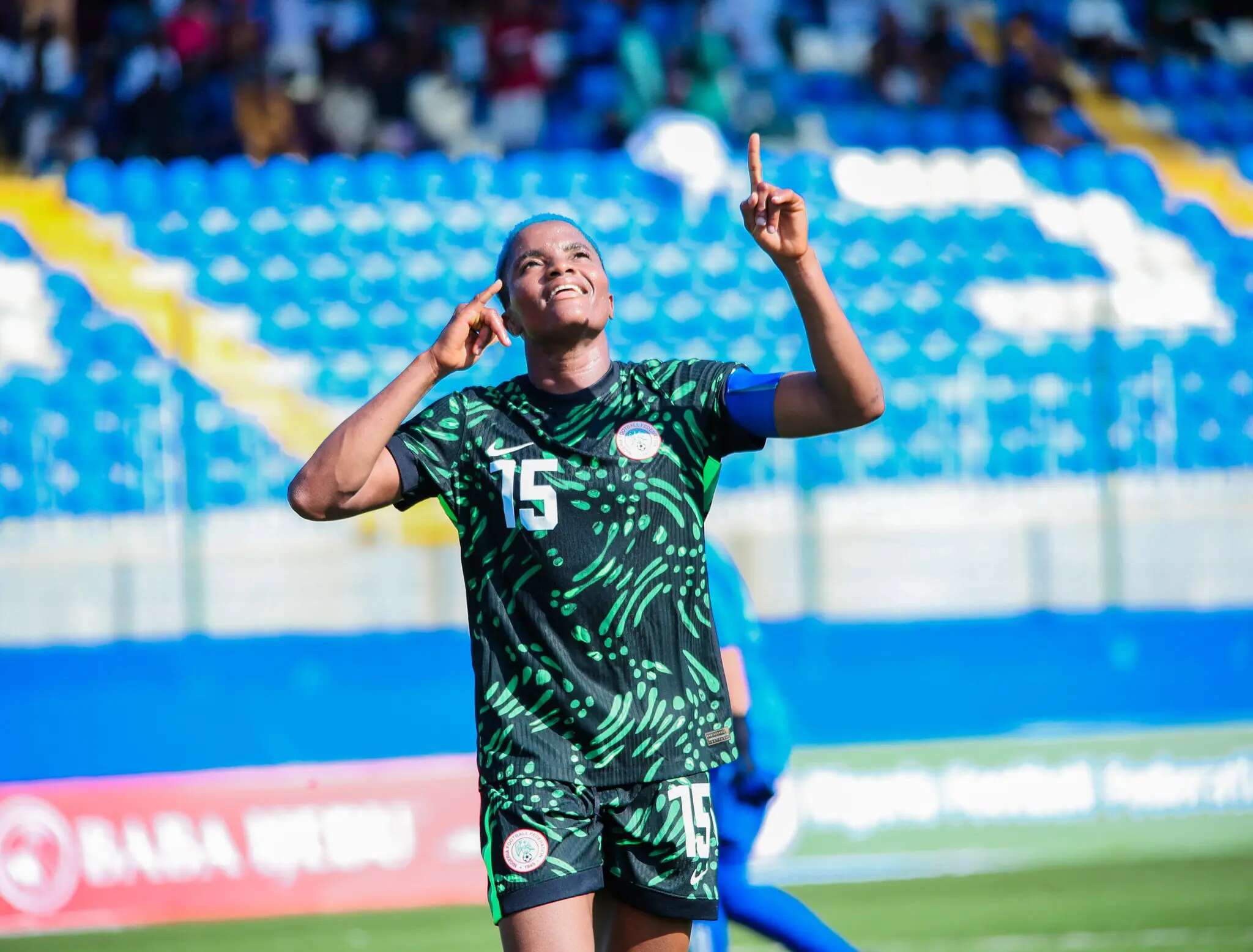 Friendly: Ajibade bags brace as Super Falcons floor Algeria in Ikenne