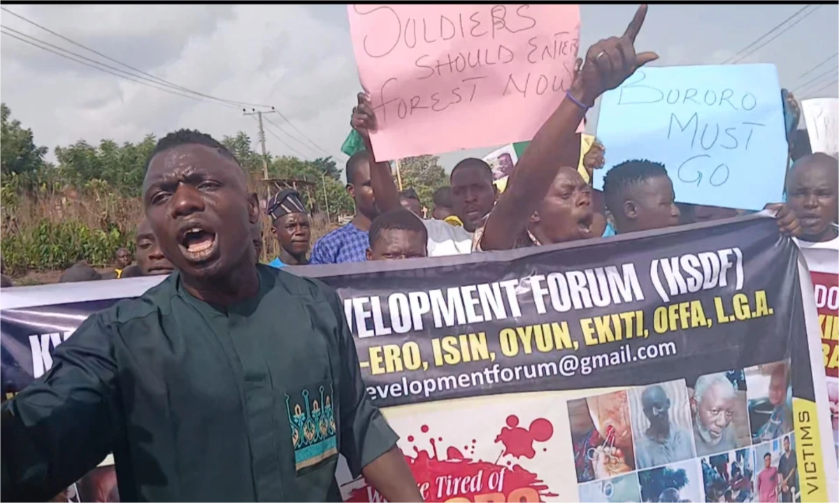 Fear, anger in Kwara as residents protest rising insecurity