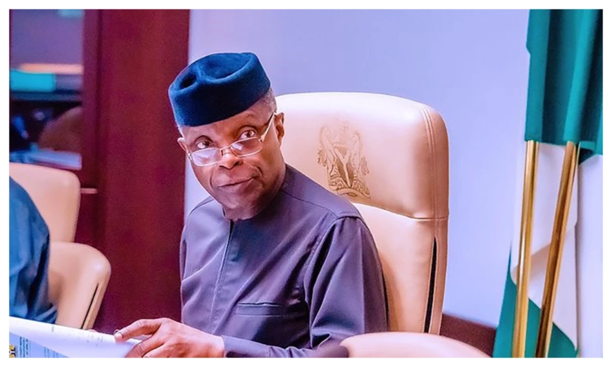 Why I stopped drinking alcohol – Osinbajo (VIDEO)