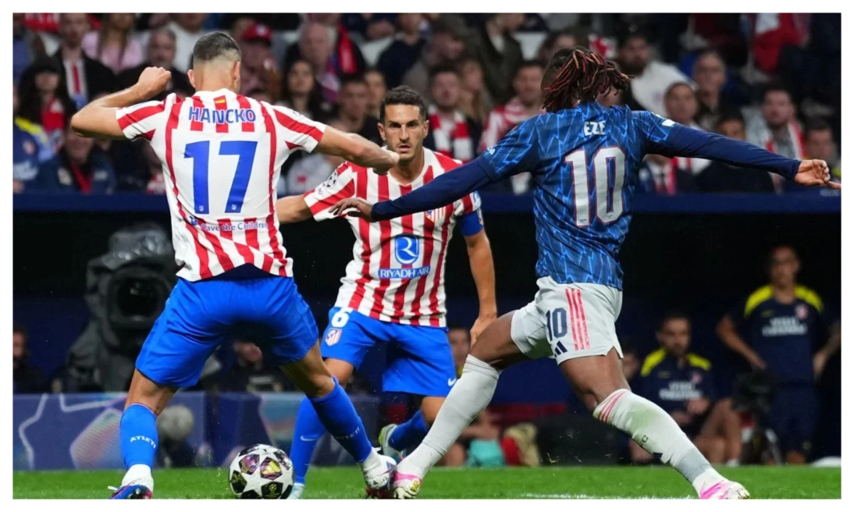 UCL: UEFA releases statement on Arsenal’s Eze cancelled penalty against Atletico