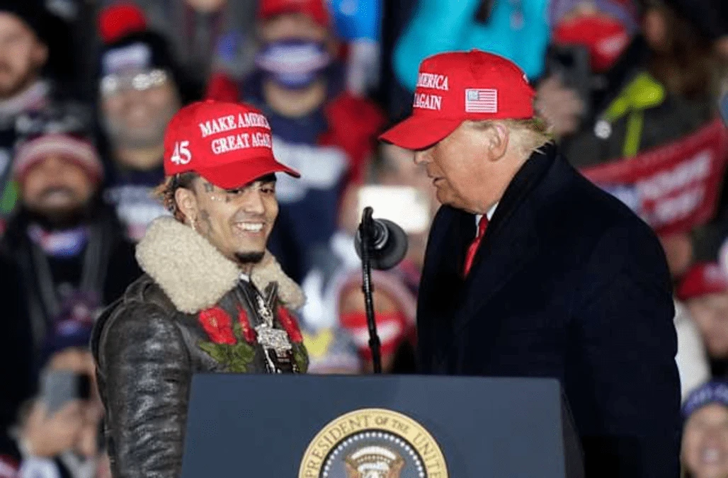 Trump introduces rapper Lil Pump as ‘Lil Pimp’ at campaign rally