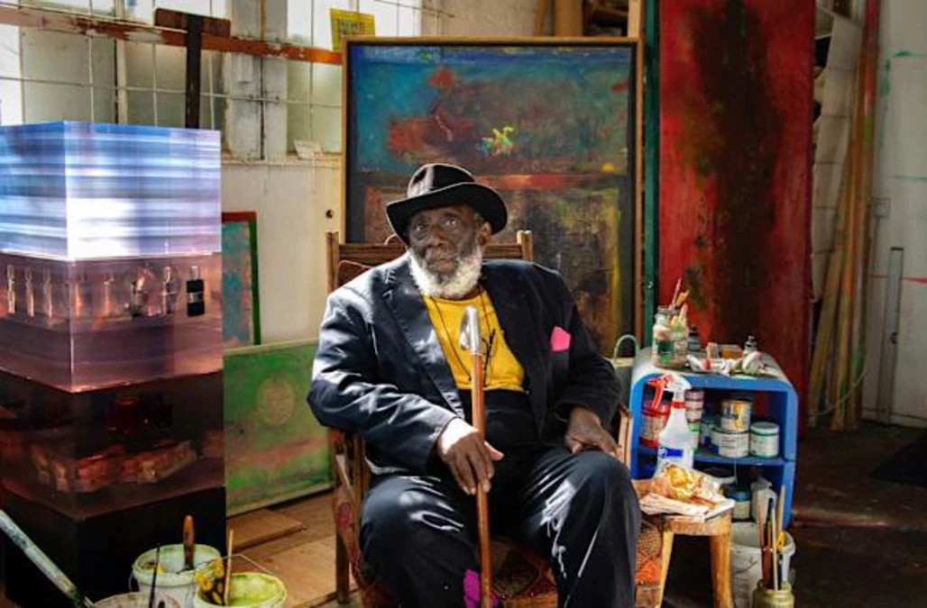 Artist Frank Bowling made a knight: I don’t think I’ll ever be done with paint