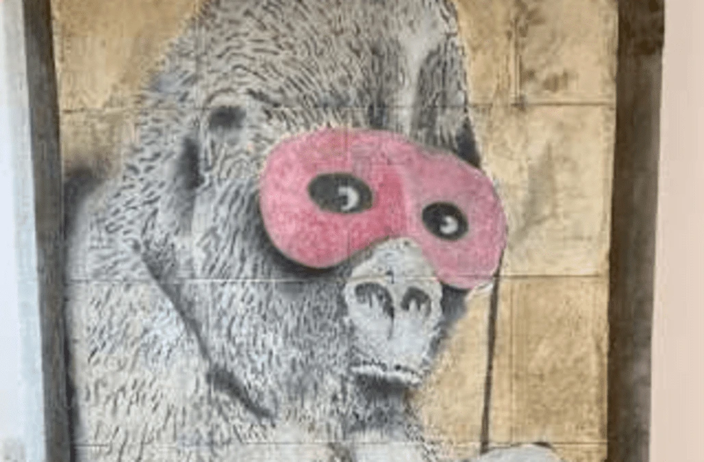 Banksy artwork removed from wall of community centre and put up for auction