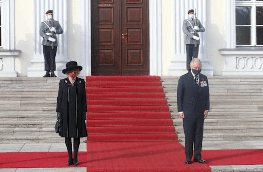 Charles and Camilla welcomed to Berlin for Germany’s National Day of Mourning