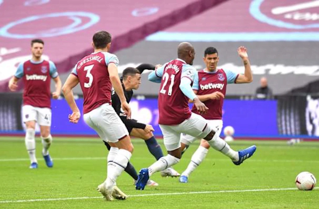 Phil Foden goal rescues a point for Manchester City at West Ham
