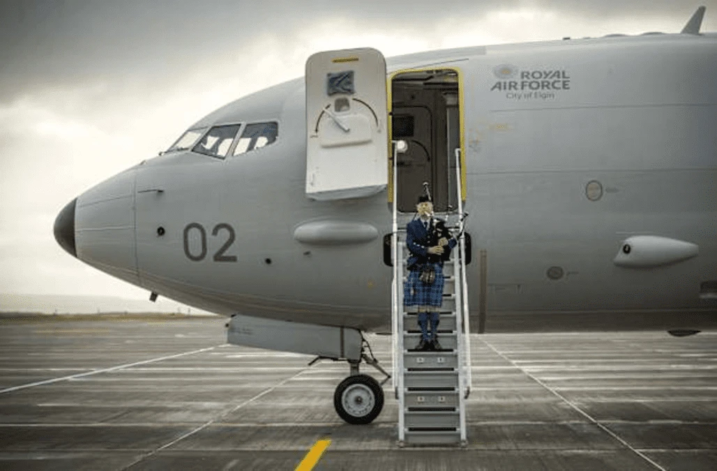 First Poseidon jet lands at RAF Lossiemouth