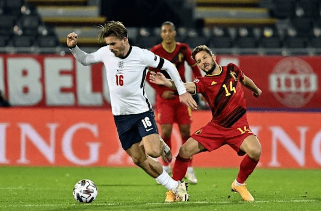 Jack Grealish hailed as ‘outstanding’ despite England’s 2-0 loss to Belgium