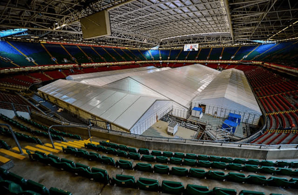 Cardiff stadium set for rugby again after field hospital decommissioned