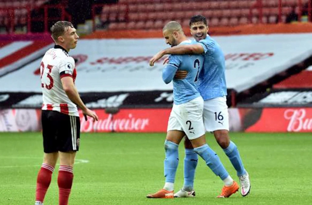 Sheffield United fan Kyle Walker hits winner for Manchester City