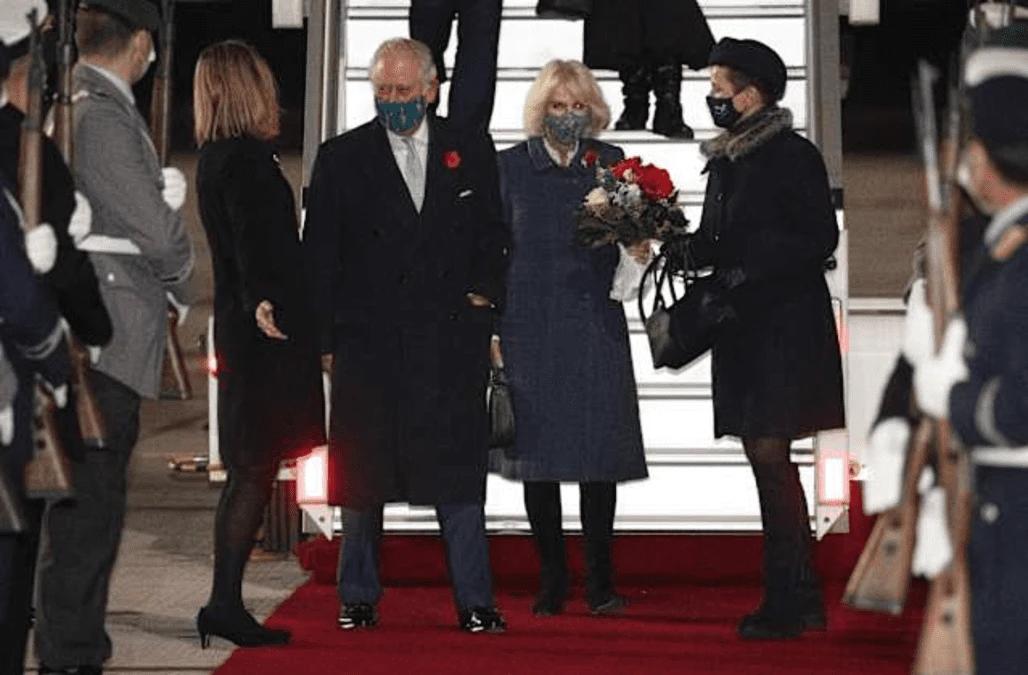 Royal couple land in Germany ahead of remembrance ceremony