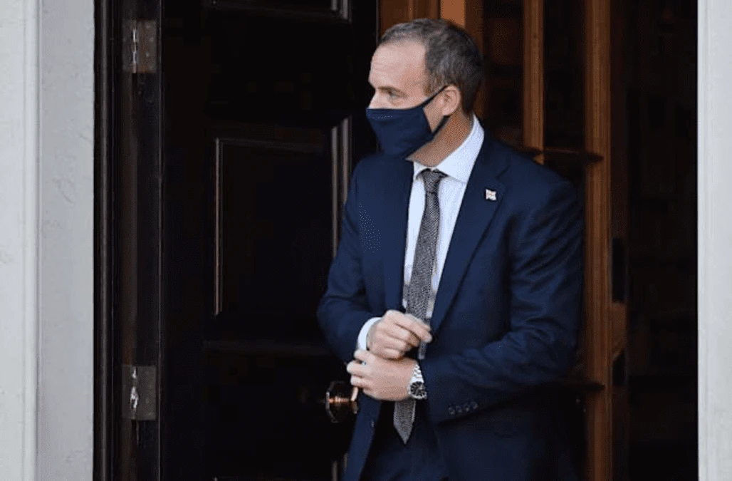 Foreign Secretary Raab self-isolates after Covid contact amid US chaos