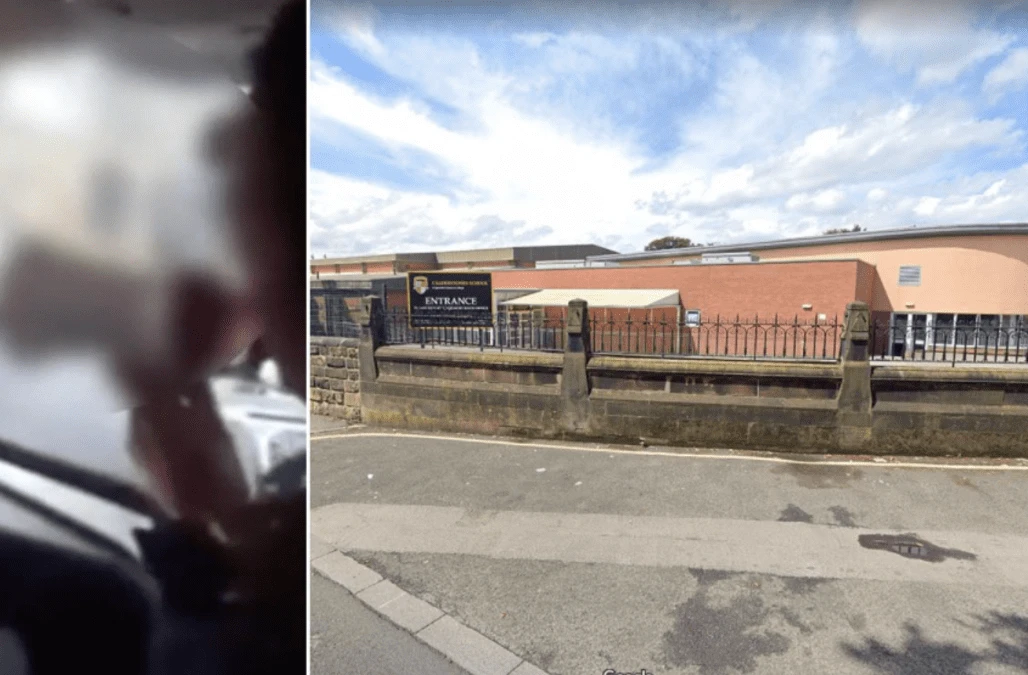 Covid deniers shout 'don't get tested’ through megaphones at children outside school in Liverpool