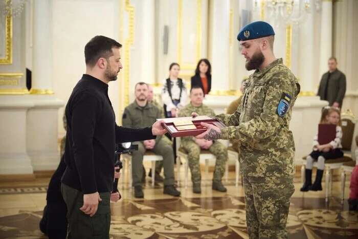 Зеленський відзначив воїнів державними нагодами