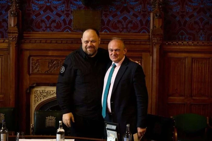 Стефанчук у Лондоні закликав лібералів передати Україні $2,5 млрд від продажу «Челсі»