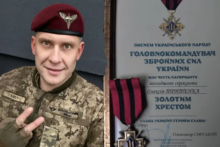 Сирський нагородив відомого актора-воїна почесною відзнакою (фото)