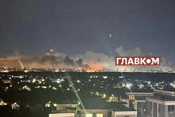 Київ у вогні: з'явились жахливі кадри пожеж