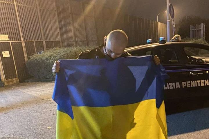Марків вийшов із в'язниці в Італії: відео
