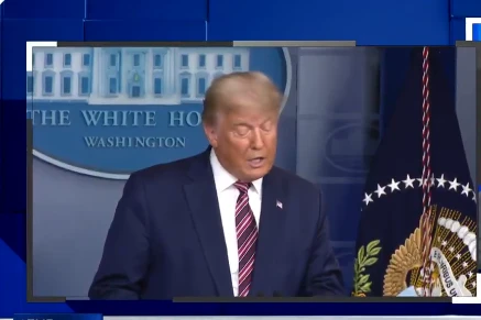 Провідні телеканали перервали виступ Трампа після слів президента про «махінації» демократів