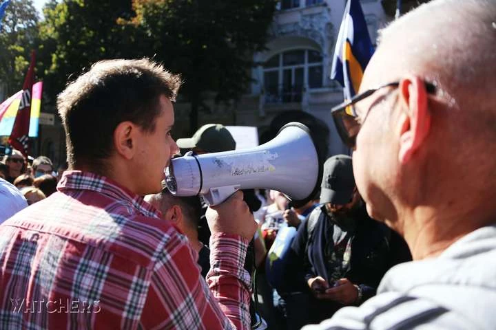 Під Радою розлючені активісти вимагали створити ТСК щодо справи «вагнерівців» (фото)