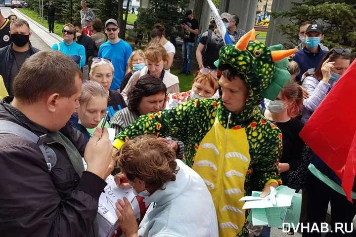 У Хабаровську пройшла 50-а за рахунком акція протесту на захист Сергія Фургала