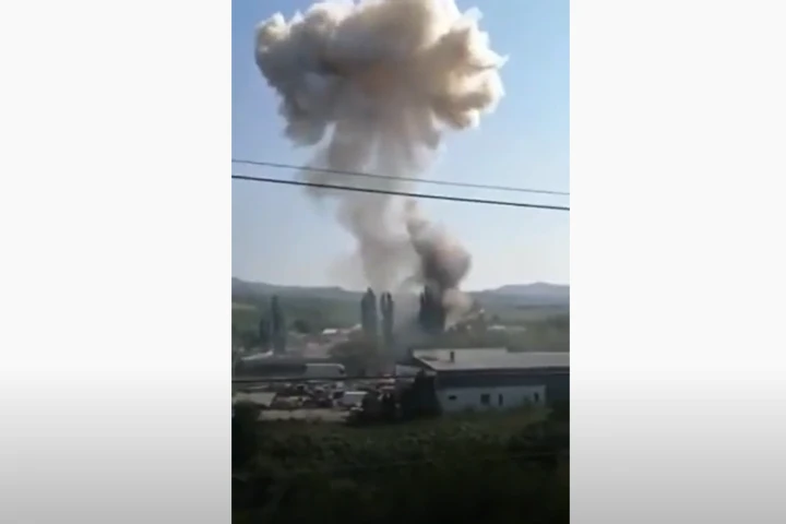 У Чехії горить склад боєприпасів