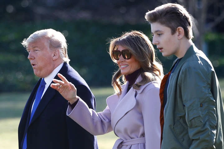 Молодший син Трампа перехворів на коронавірус